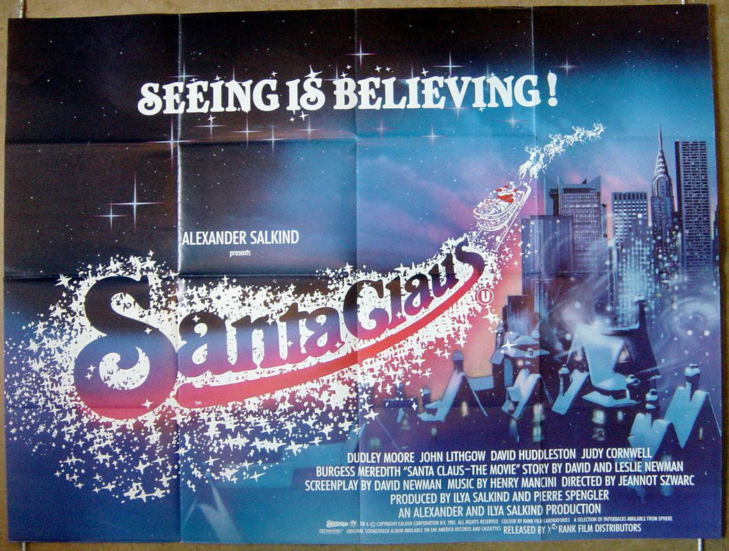 Santa Claus  Original Quad Movie Poster  