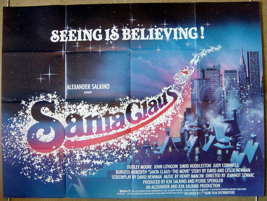 Santa Claus  Original Quad Movie Poster  