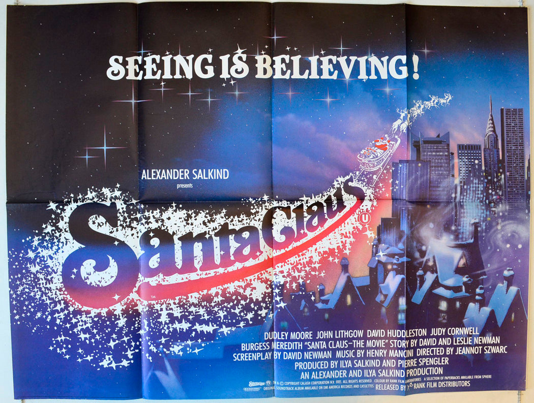 Santa Claus Original British Quad Poster - Movie Poster