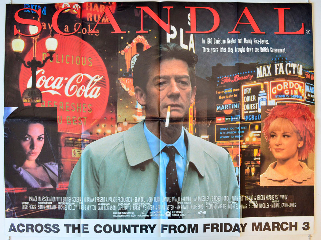 Scandal Original British Quad Poster - Movie Poster