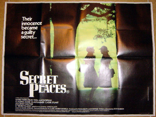 Secret Places  Original Quad Movie Poster  