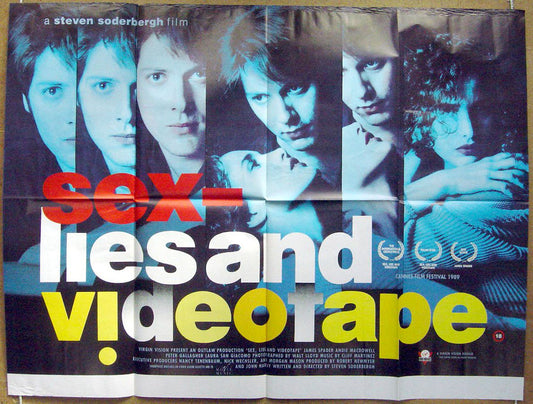 Sex Lies And Videotape  Original Quad Movie Poster  