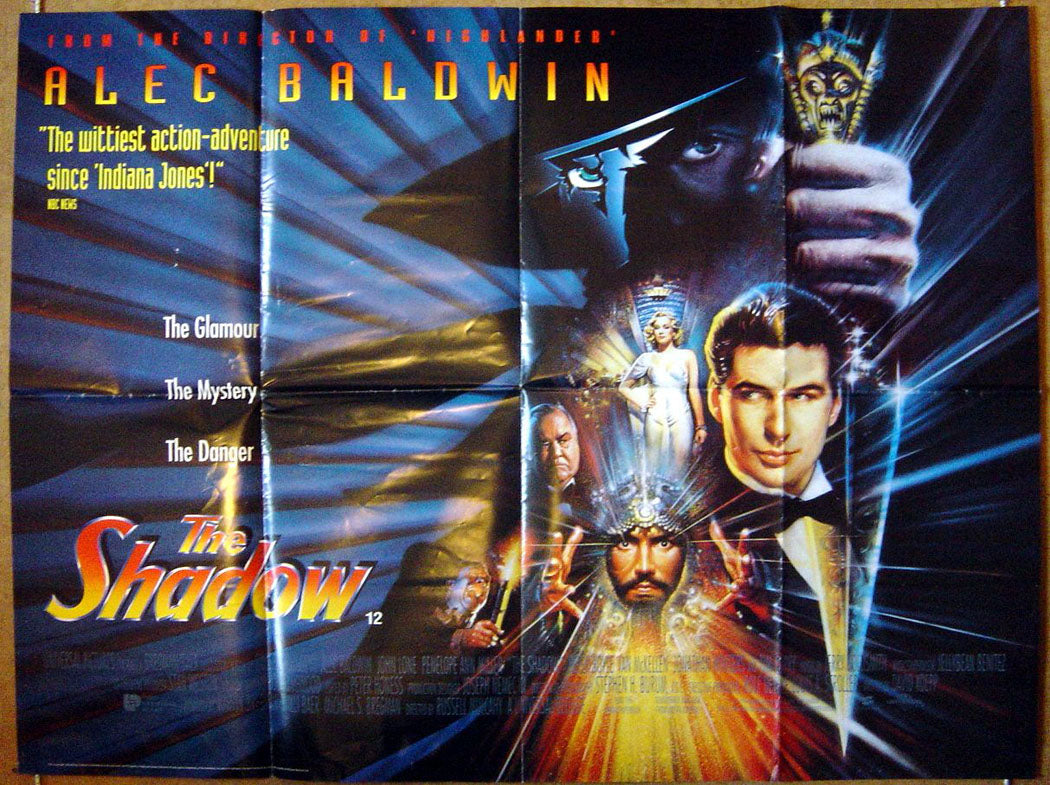 The Shadow  Original Quad Movie Poster  