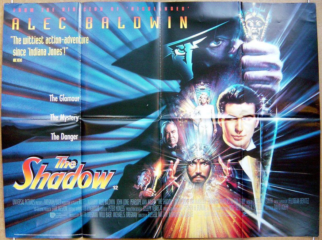 The Shadow  Original Quad Movie Poster  