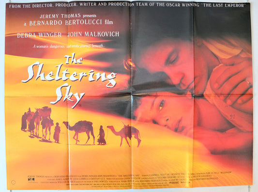 The Sheltering Sky Original British Quad Poster - Movie Poster