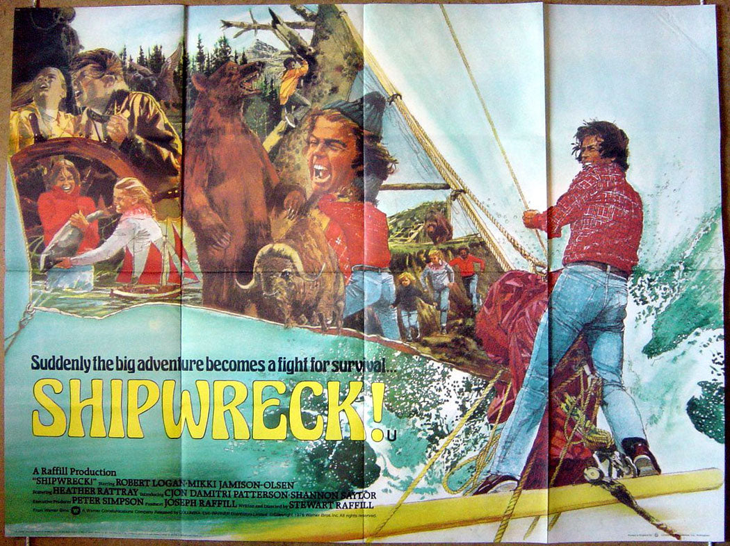 Shipwreck!  Original Quad Movie Poster  