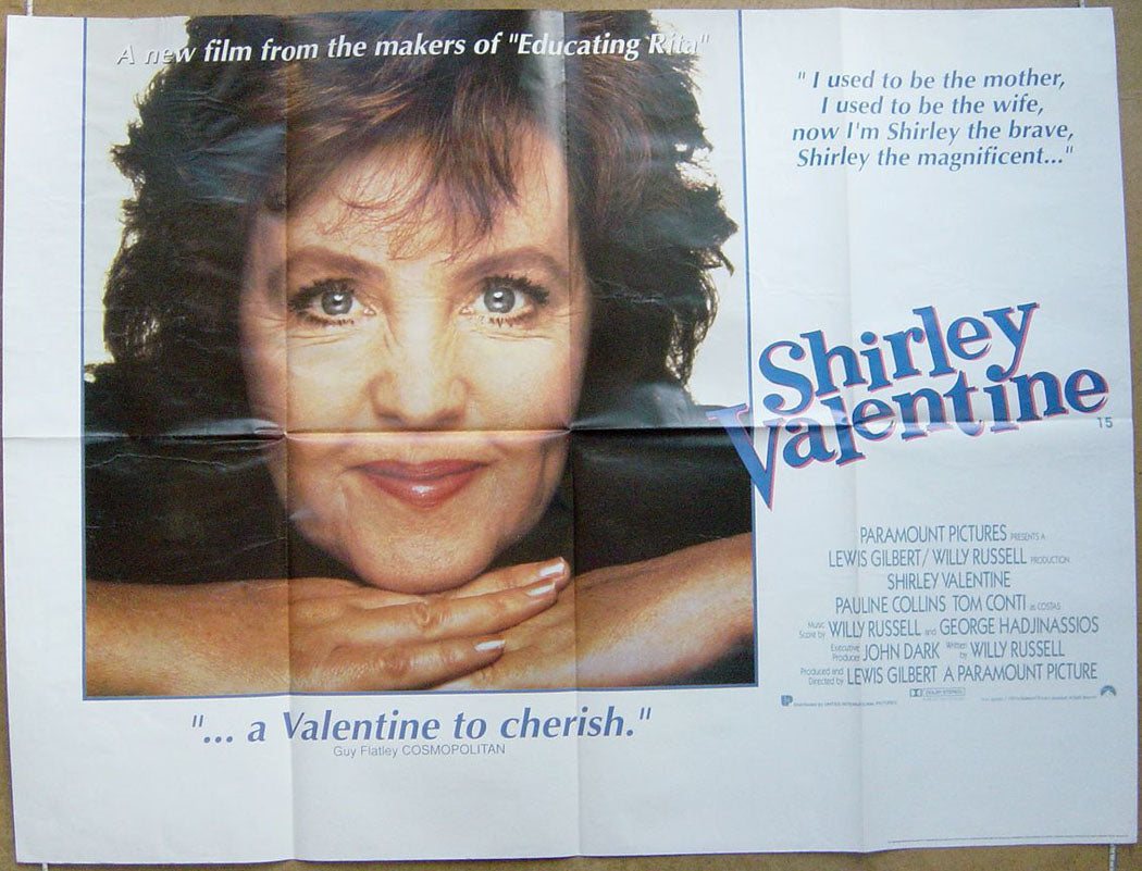 Shirley Valentine  Original Quad Movie Poster  