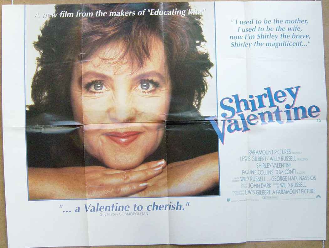 Shirley Valentine  Original Quad Movie Poster  