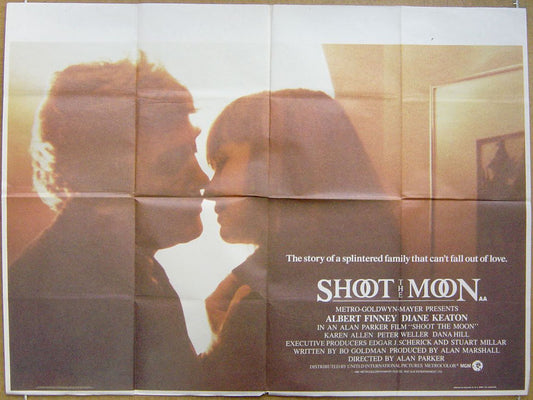 Shoot The Moon  Original Quad Movie Poster  