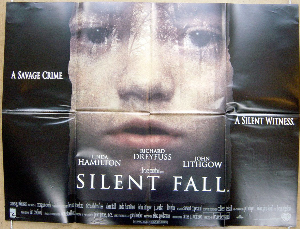 Silent Fall  Original Quad Movie Poster  