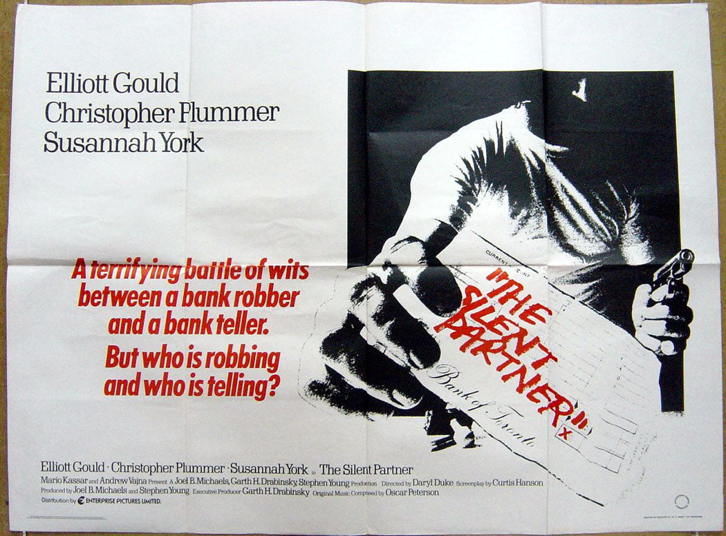 The Silent Partner  Original Quad Movie Poster  