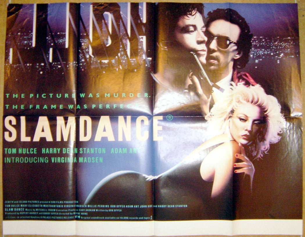 Slam Dance  Original Quad Movie Poster 