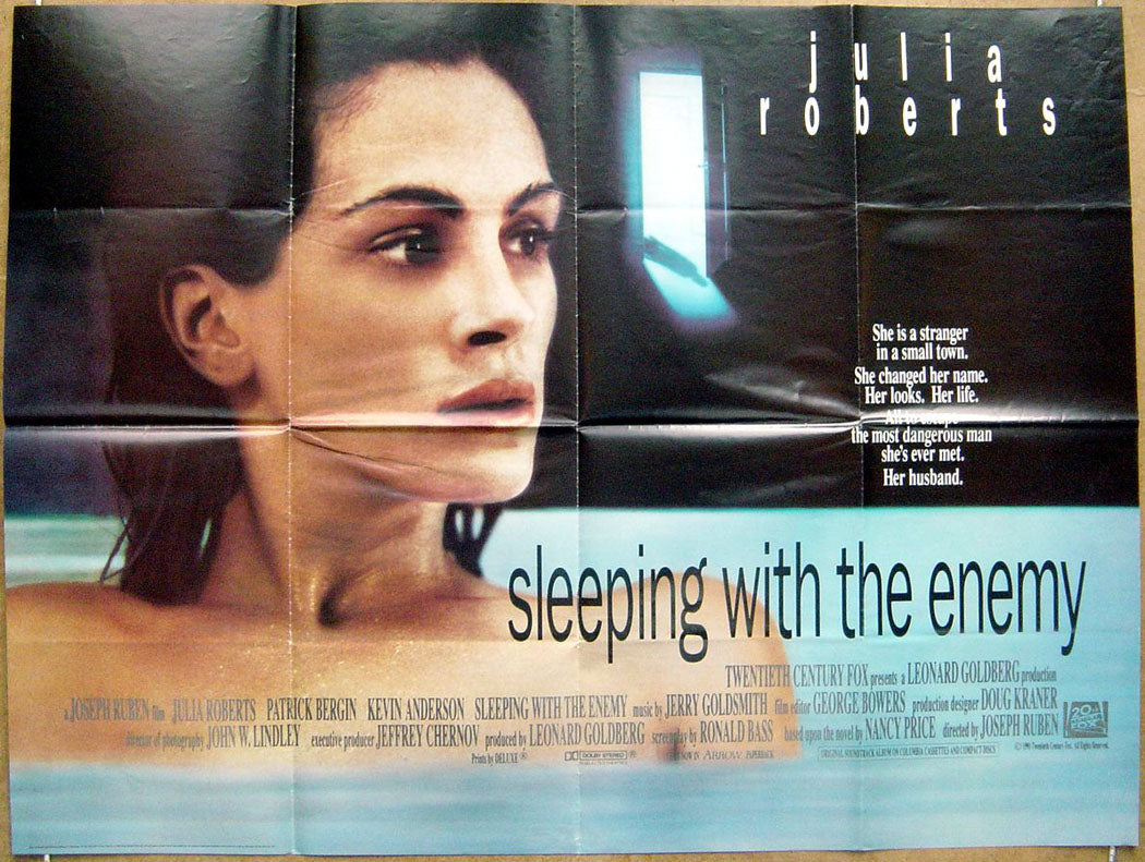 Sleeping With The Enemy  Original Quad Movie Poster  