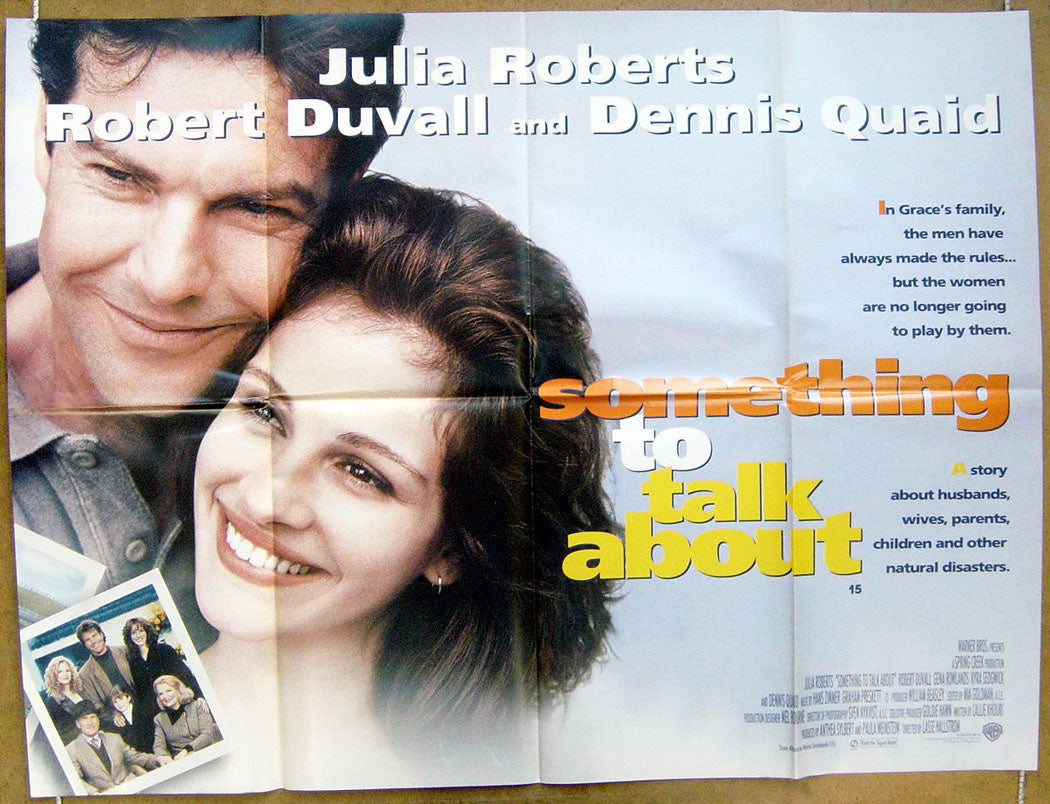 Something To Talk About  Original Quad Movie Poster  