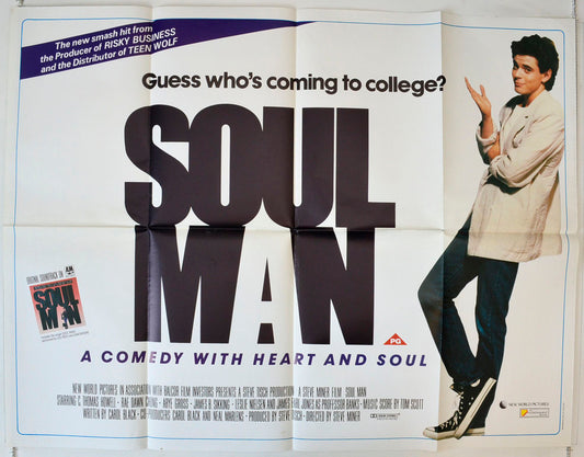 Soul Man Original British Quad Poster - Movie Poster