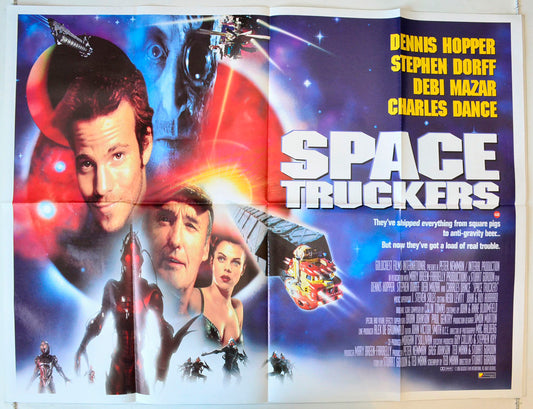 Space Truckers Original British Quad Poster - Movie Poster