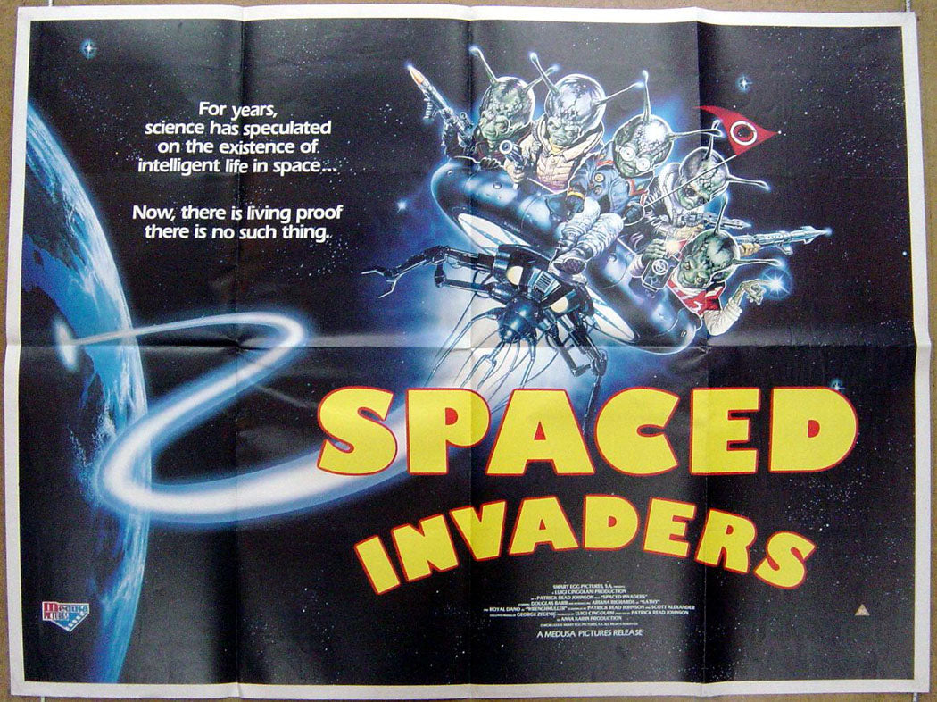 Spaced Invaders  Original Quad Movie Poster  