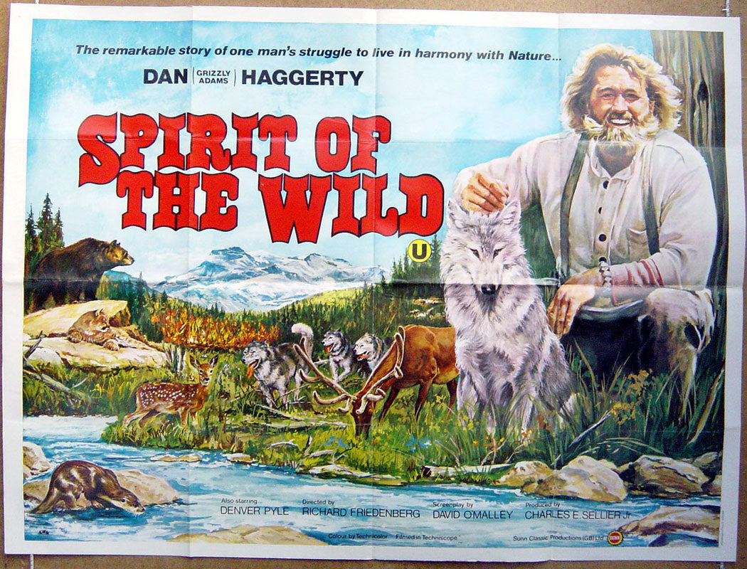 Spirit Of The Wild  Original Quad Movie Poster  