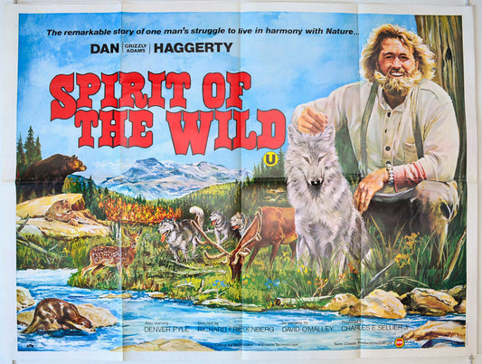 Spirit Of The Wild   (a.k.a. The Adventures of Frontier Fremont)  Original British Quad Poster - Movie Poster