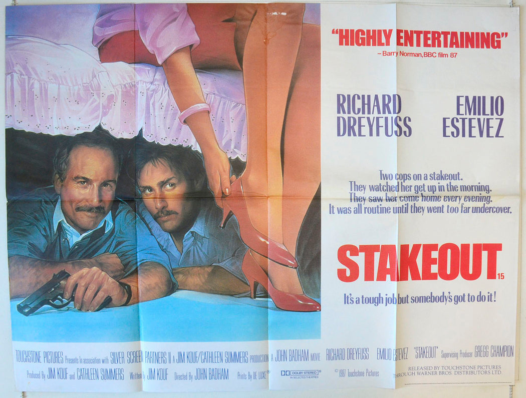 Stakeout Original British Quad Poster - Movie Poster