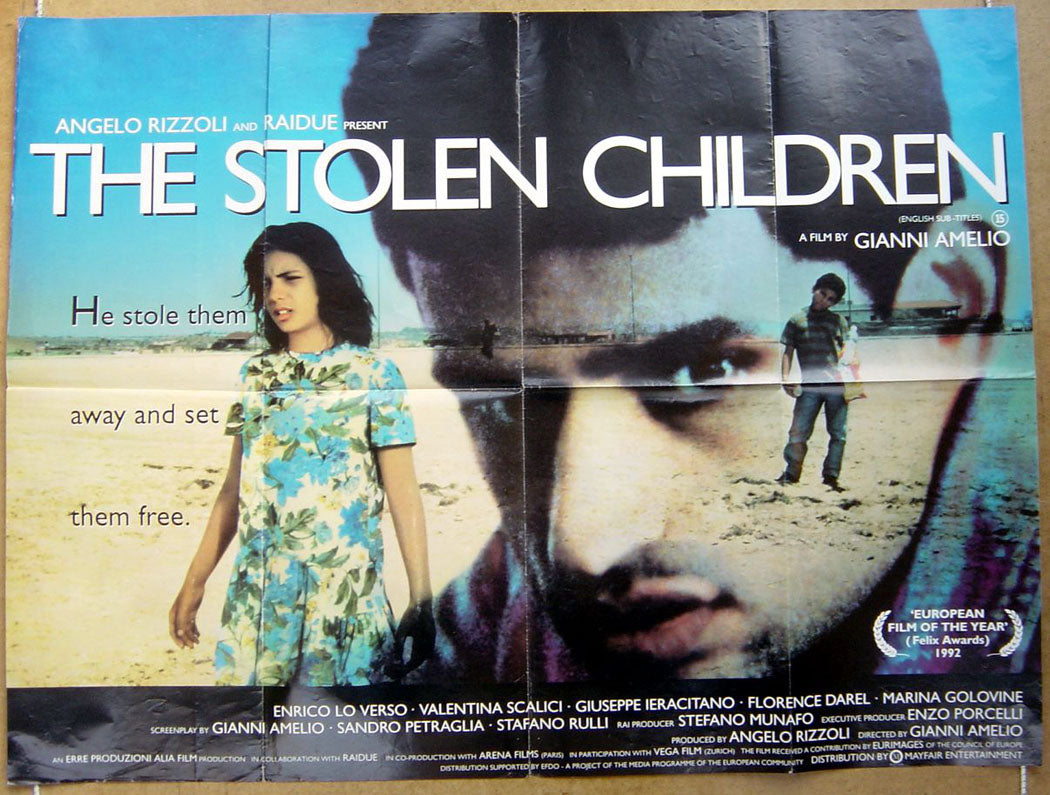 The Stolen Children  (a.k.a. IL LADRO DI BAMBINI)  Original Quad Movie Poster  