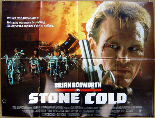 Stone Cold  Original Quad Movie Poster  