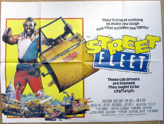 Street Fleet  (a.k.a. D.C. Cab)  Original Quad Movie Poster  