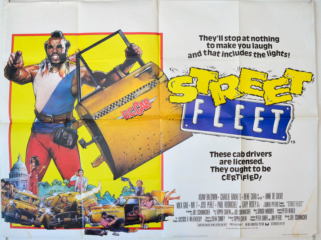 Street Fleet   (a.k.a. D.C. Cab)  Original British Quad Poster - Movie Poster - Movie Poster - Cinema Poster