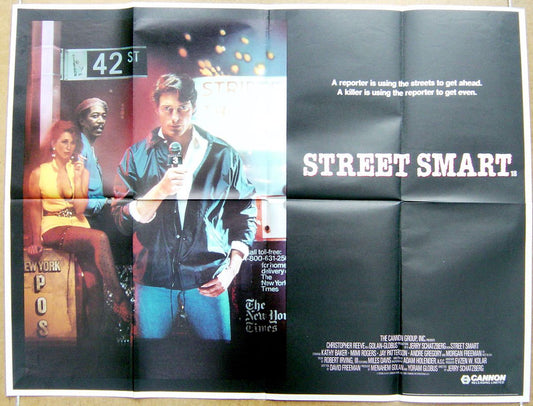 Street Smart  Original Quad Movie Poster  