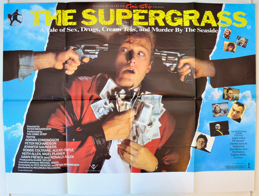 The Supergrass  (The Commic Strip Presents)   Original British Quad Poster - Movie Poster