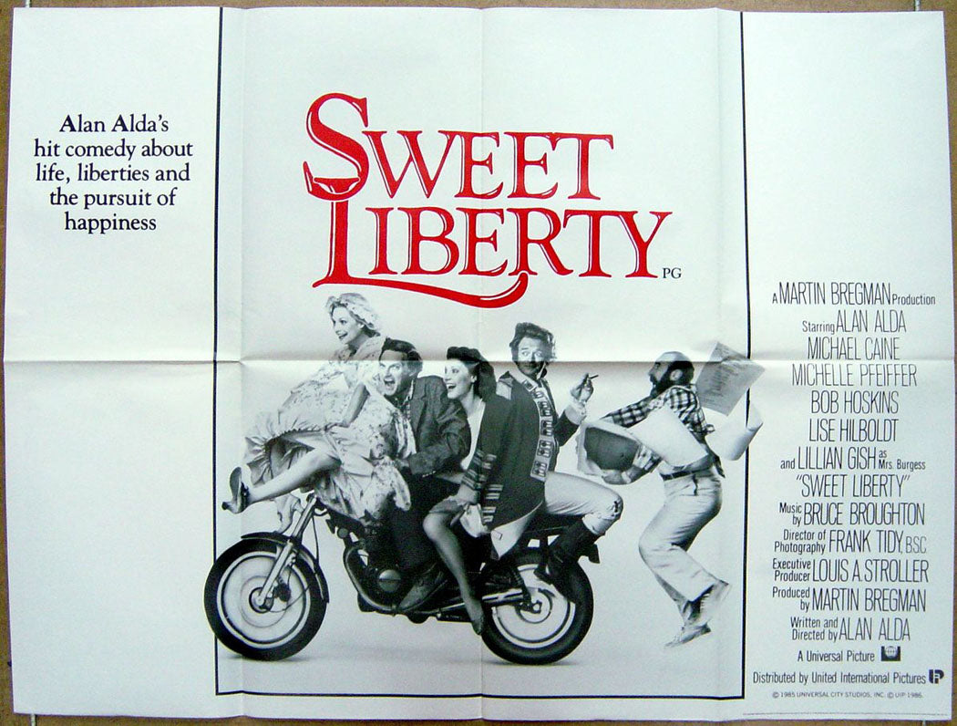 Sweet Liberty  Original Quad Movie Poster  