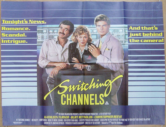 Switching Channels  Original Quad Movie Poster 