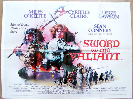 Sword Of The Valiant  Original Quad Movie Poster  