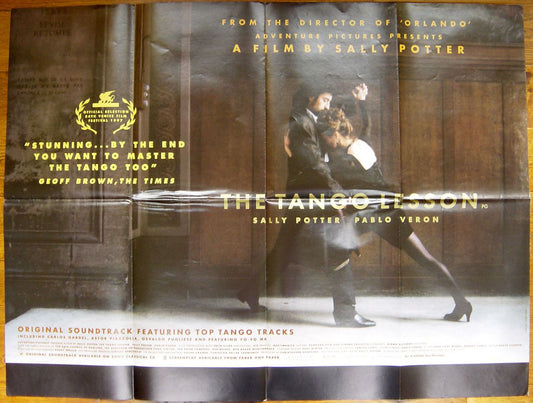 The Tango Lesson  (a.k.a. La leçon de tango)  Original Quad Movie Poster  