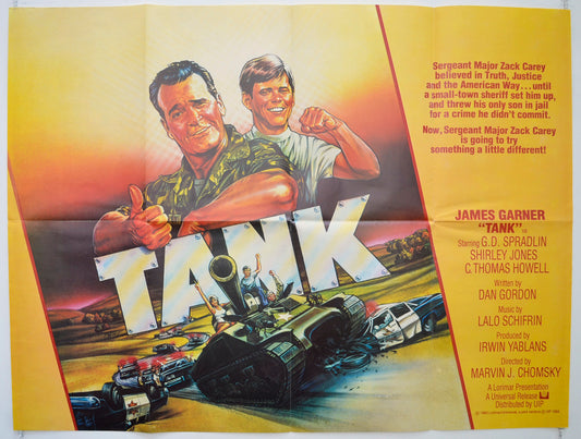 Tank  Original Quad Movie Poster  