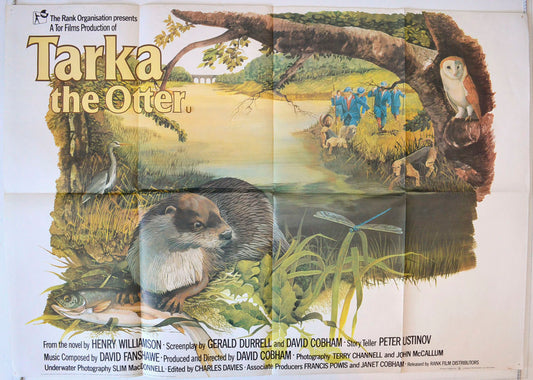 Tarka The Otter Original British Quad Poster - Movie Poster