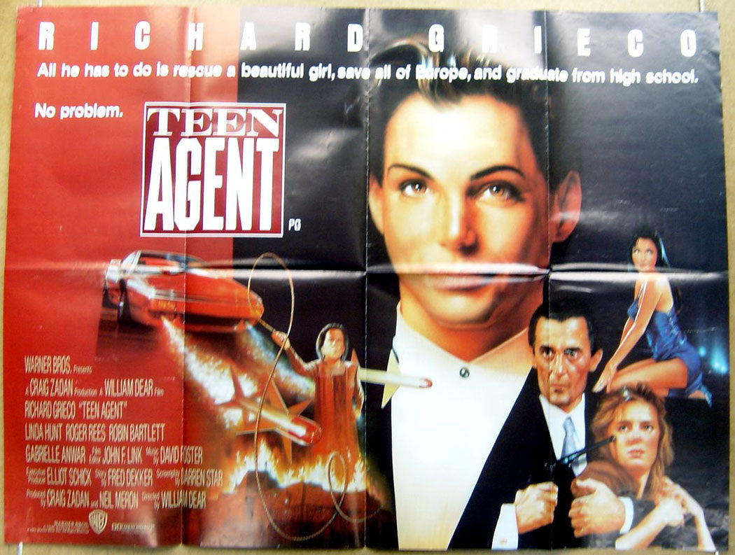 Teen Agent  Original Quad Movie Poster  