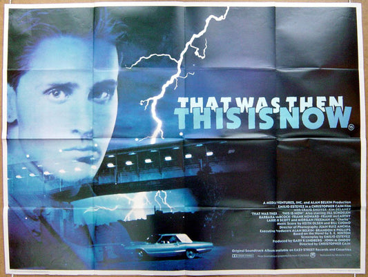 That Was Then ...This Is Now  Original Quad Movie Poster  