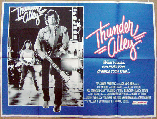 Thunder Alley  Original Quad Movie Poster  