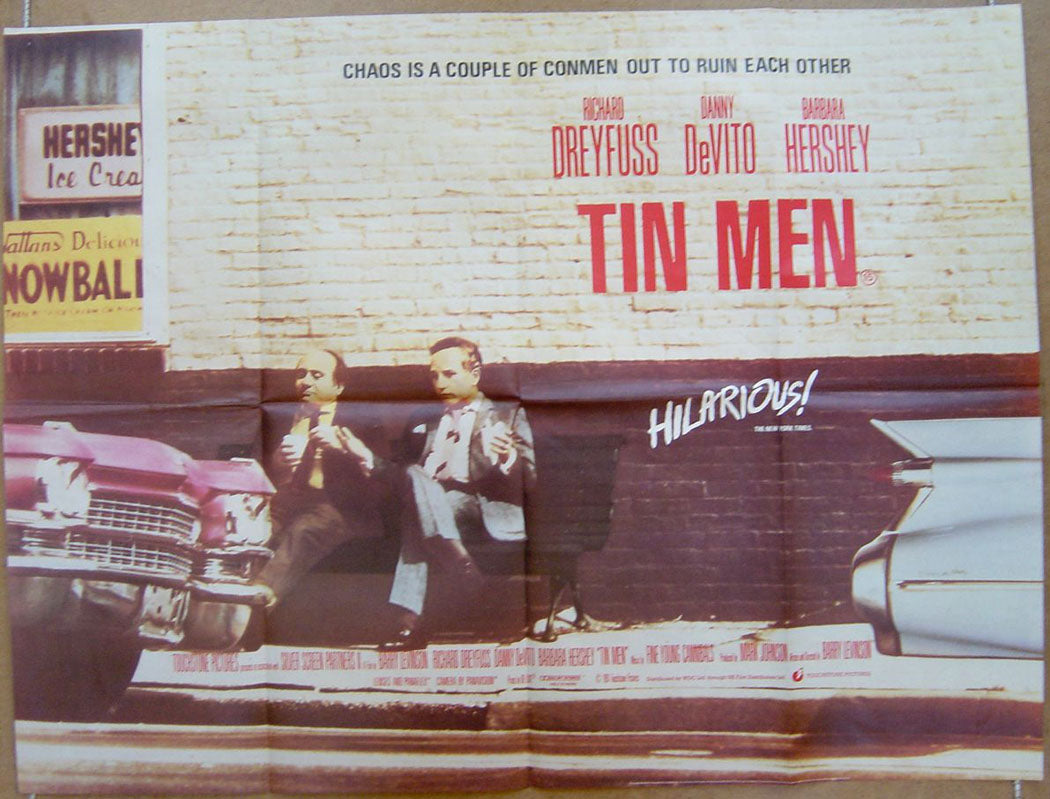 Tin Men  Original Quad Movie Poster  