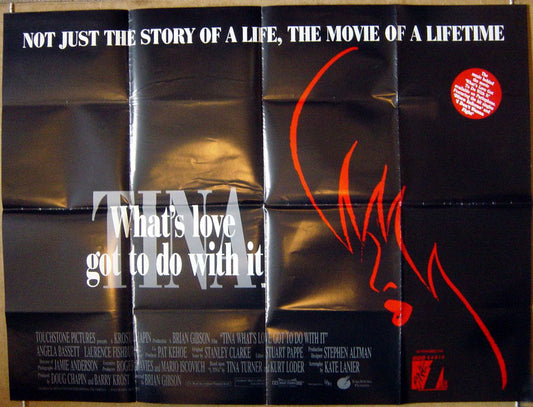 Tina : What's Love Got To Do With It  (Black Version)  Original Quad Movie Poster  