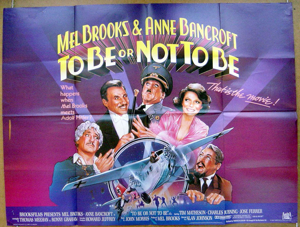 To Be Or Not To Be  Original Quad Movie Poster  