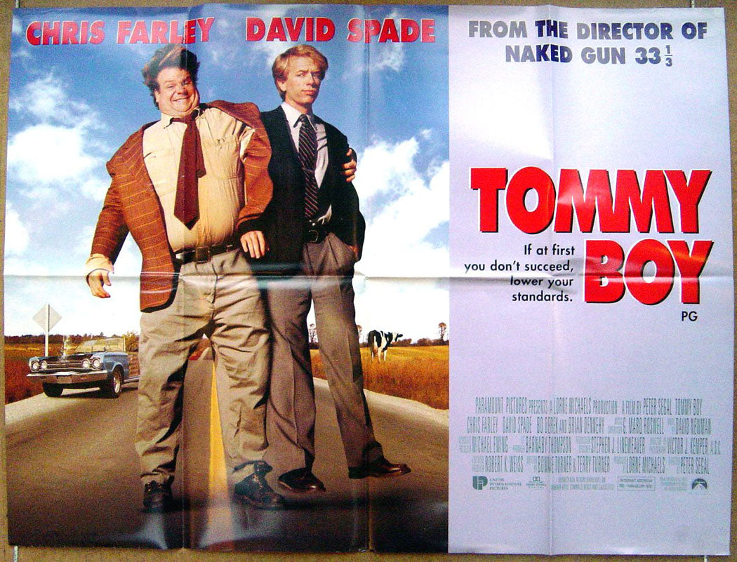 Tommy Boy  Original Quad Movie Poster  