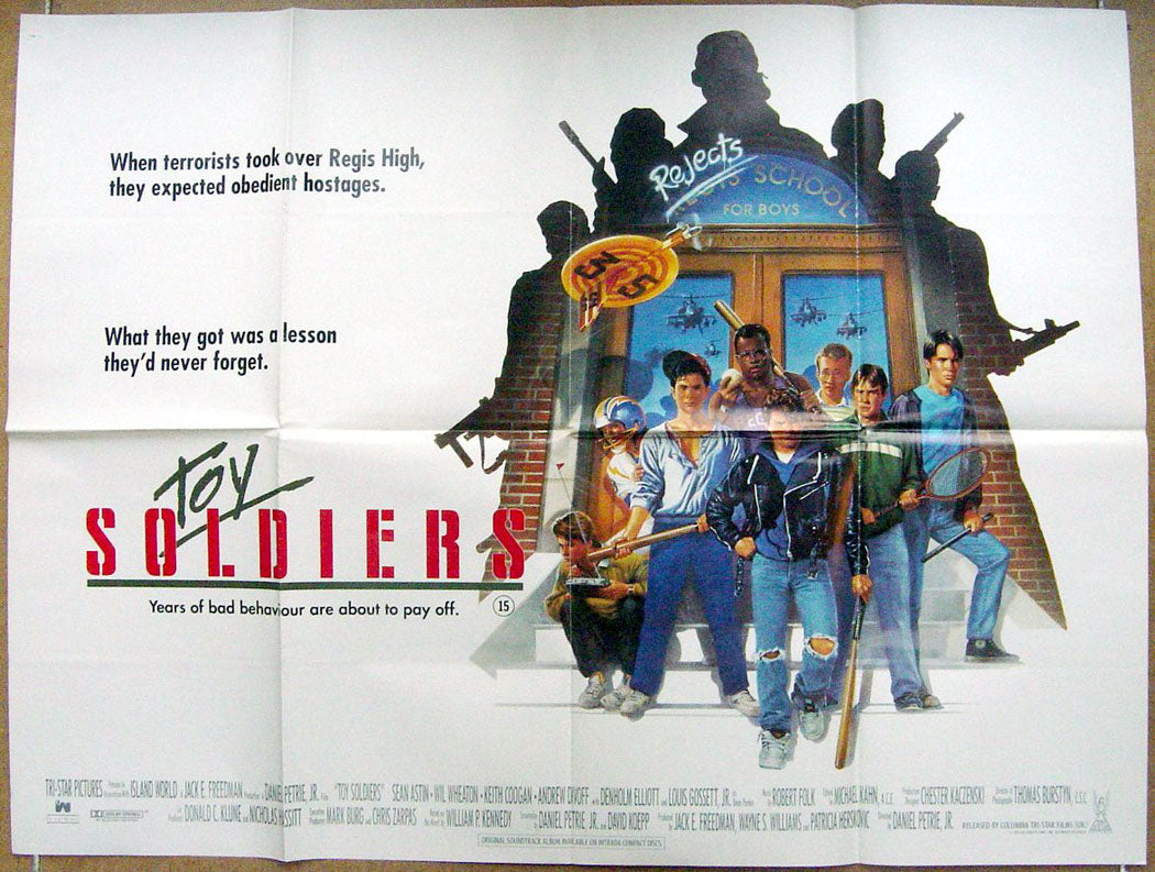 Toy Soldiers  Original Quad Movie Poster  