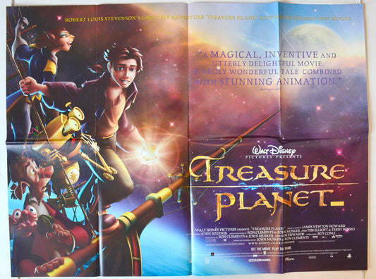 Treasure Planet Original British Quad Poster - Movie Poster