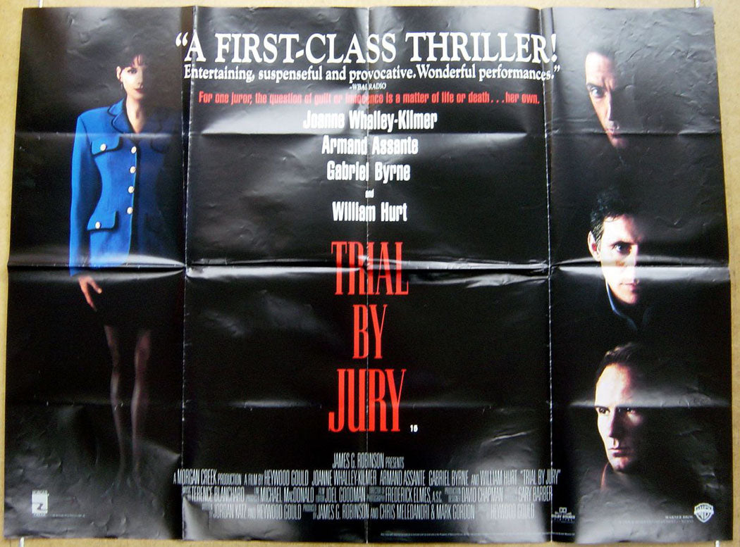 Trial By Jury  Original Quad Movie Poster  