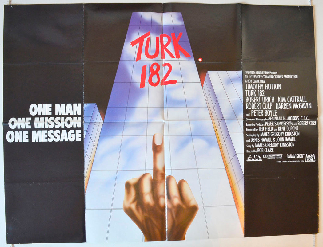 Turk 182 Original British Quad Poster - Movie Poster