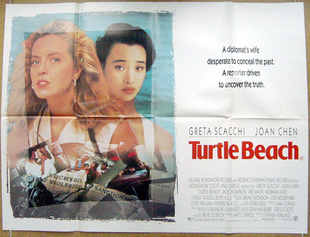 Turtle Beach  Original Quad Movie Poster  