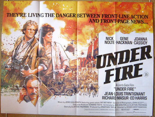 Under Fire  Original Quad Movie Poster  