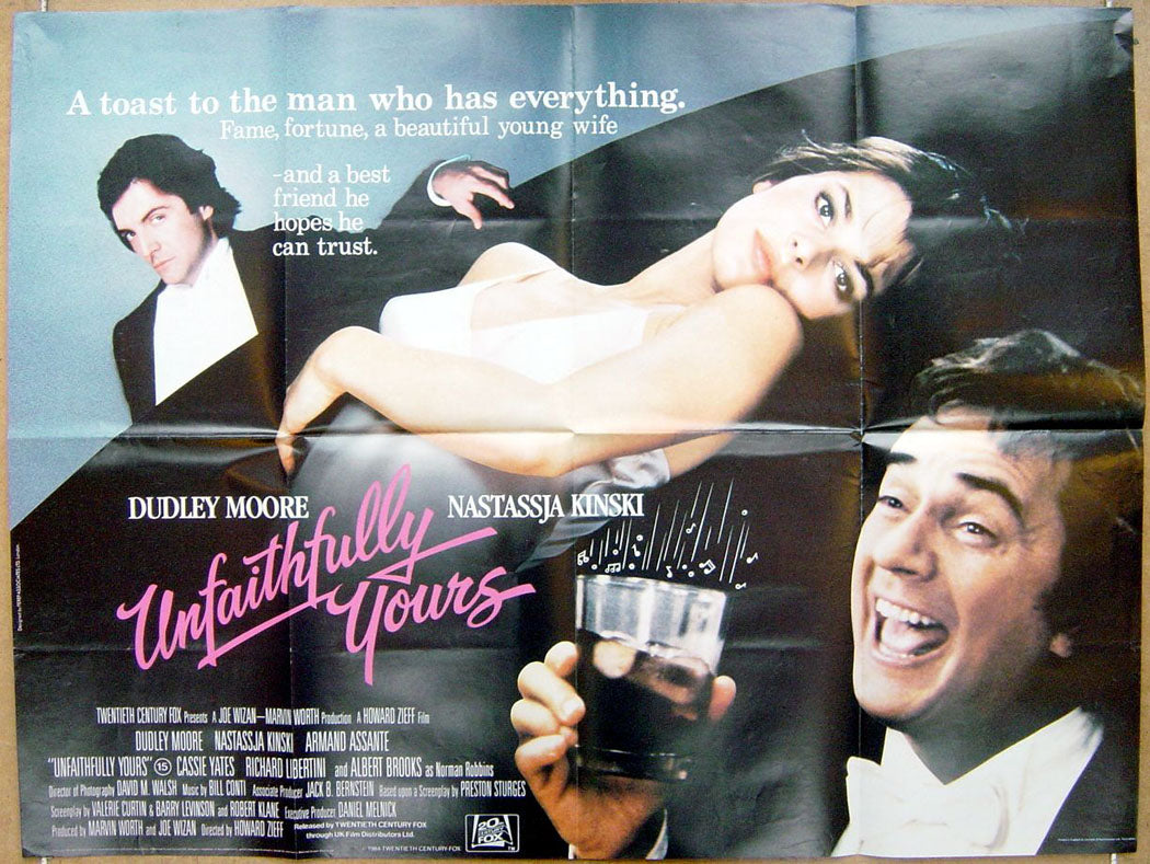 Unfaithfully Yours  Original Quad Movie Poster 